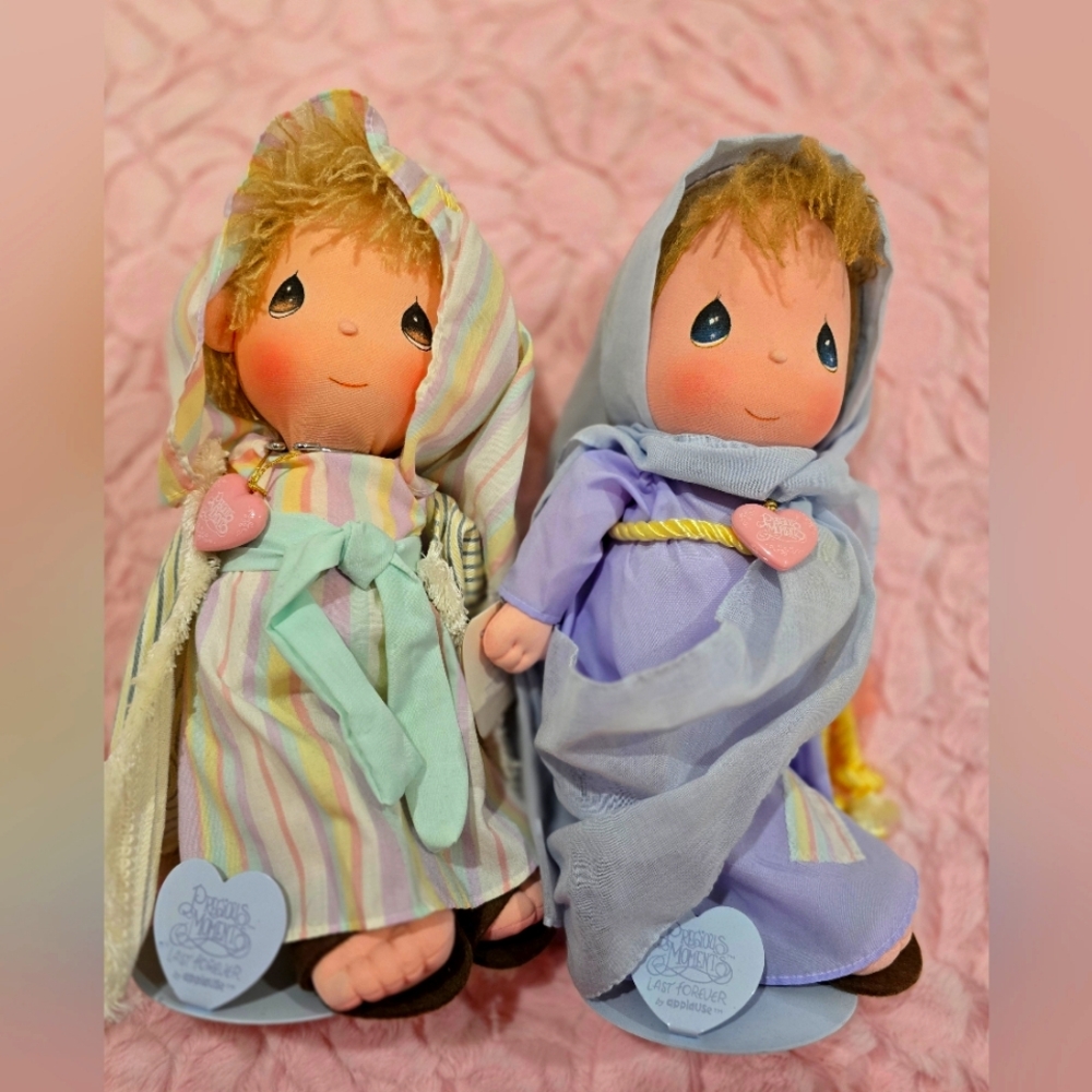 Vintage Precious Moments Applause Doll Nativity/ Holy Family